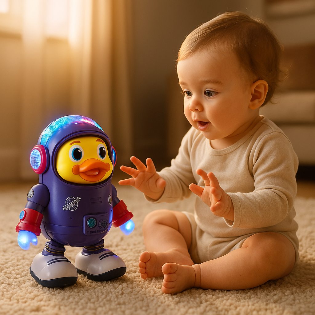 Electric Musical Dancing Duck Robot Toy💋