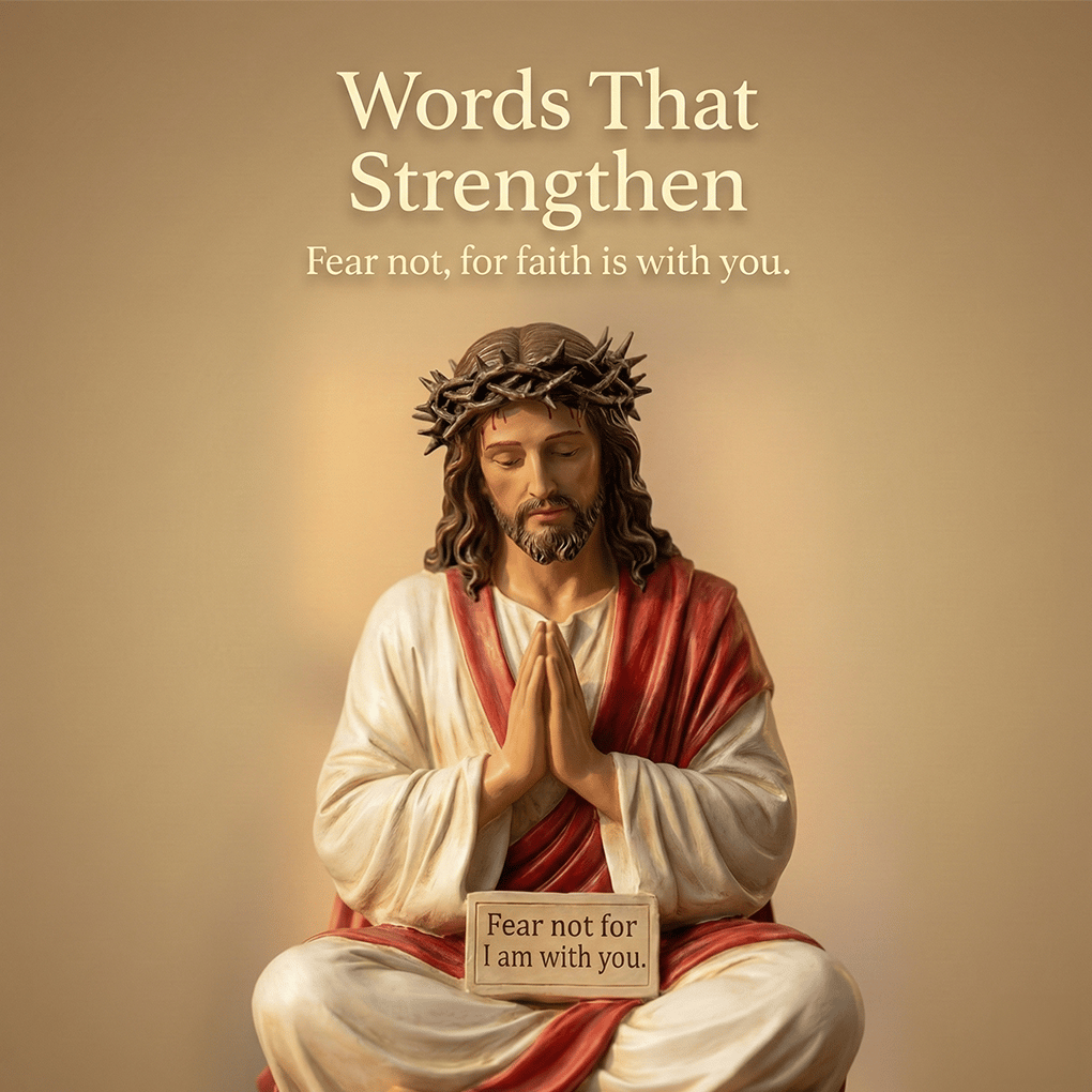 ✝️Peaceful Desk Companions ✨ Handcrafted Jesus & Virgin Mary Figurines🏆